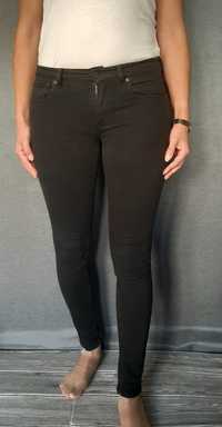 Polo Ralph Lauren spodnie czarne biodrówki vintage retro skinny XS S