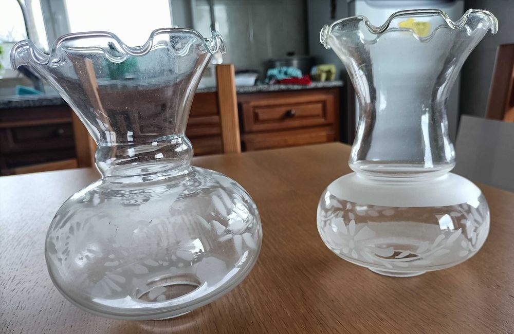 Abajur de vidro, antigos