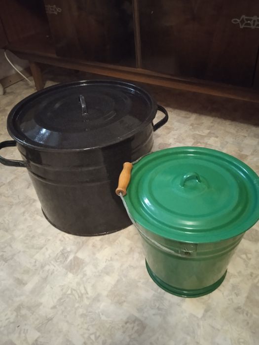 ємалирована посуда ведро, кастрюля