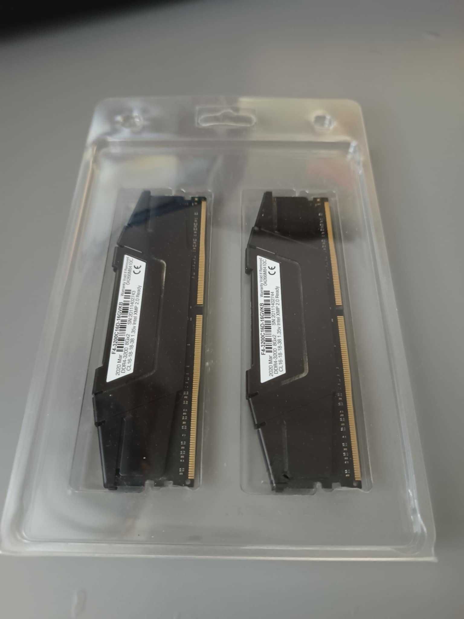 Pamięć RAM G.SKILL 16GB (2x8GB) 3200MHz CL16 Ripjaws V Black