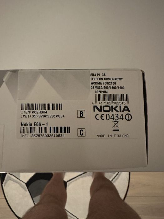 Nokia E66 Fabrycznie NOWA Made In Finland z polskiego salonu