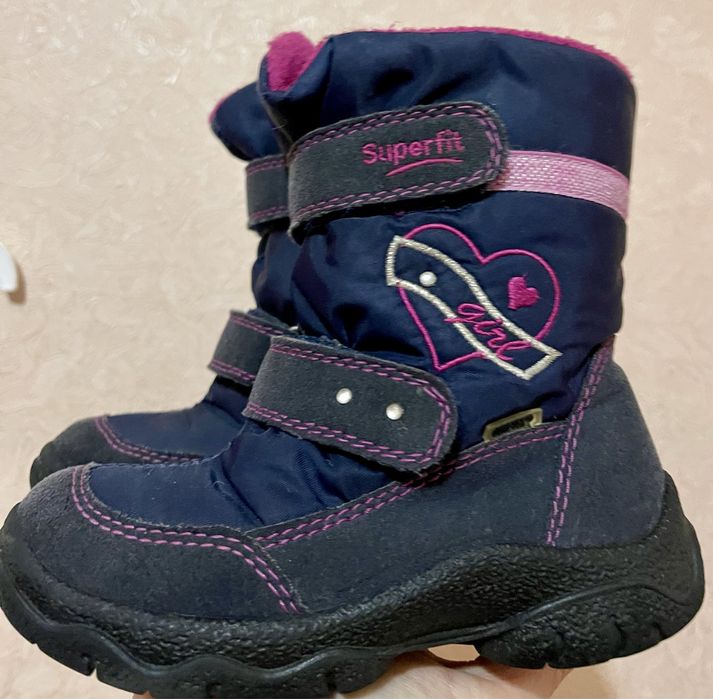 Дитячі зимові черевики superfit 24;25 ;26  15; 16; 17 см