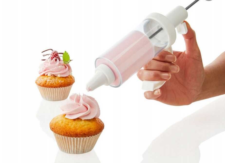 ERNESTO Dekorator do Ciast Tortów Szpryca 5 końcówek