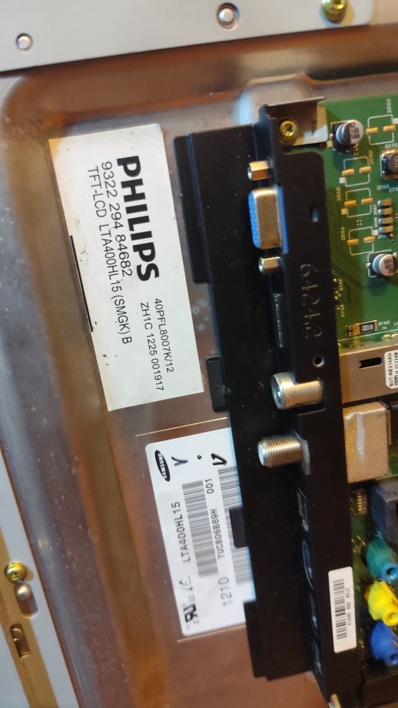 philips 40PFL8007/12 Peças