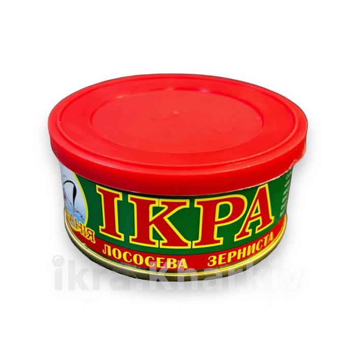 Икра горбуша зернистая "Океания" 80 грамм (ключ)
