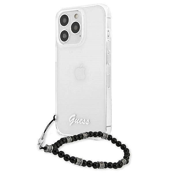 Etui Guess Black Pearl na iPhone 13 Pro / iPhone 13 - przezroczyste