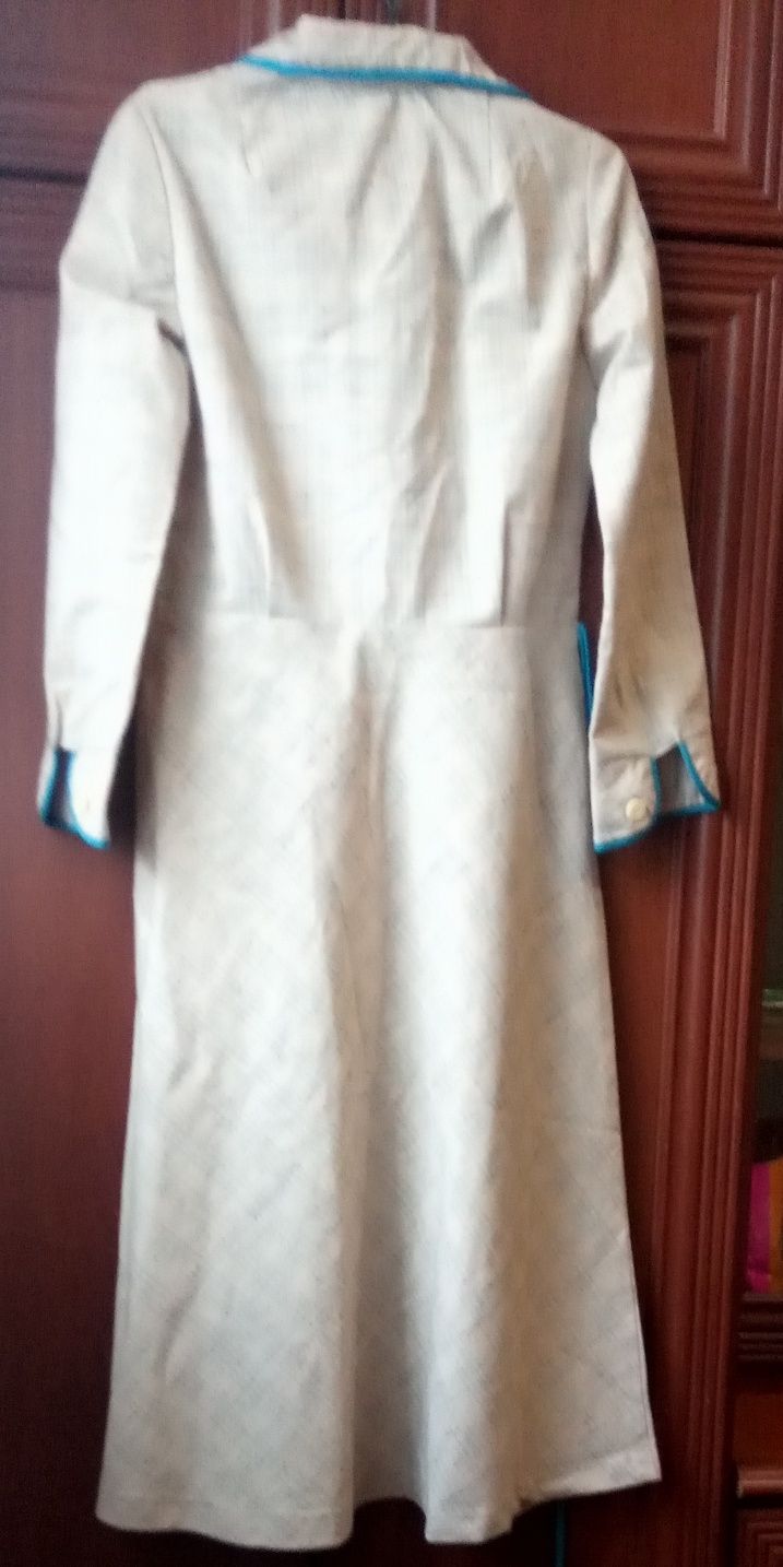 Винтажное шерстяное платье времён СССР
