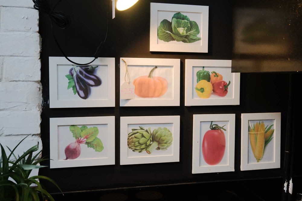 Quadros com vegetais