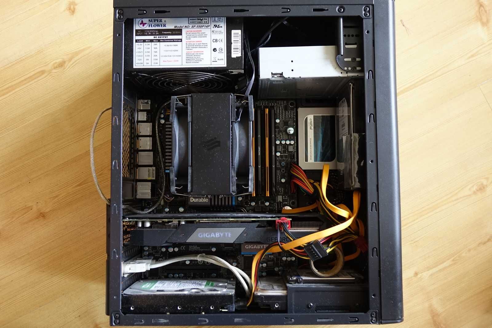 KOMPUTER PC GTX1660 OC ram 24GB i7 2600K  Fera 5 Dual