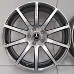 Різноширокі диски Mercedes S63 AMG W222 R19 ET39 з шинами Michelin
