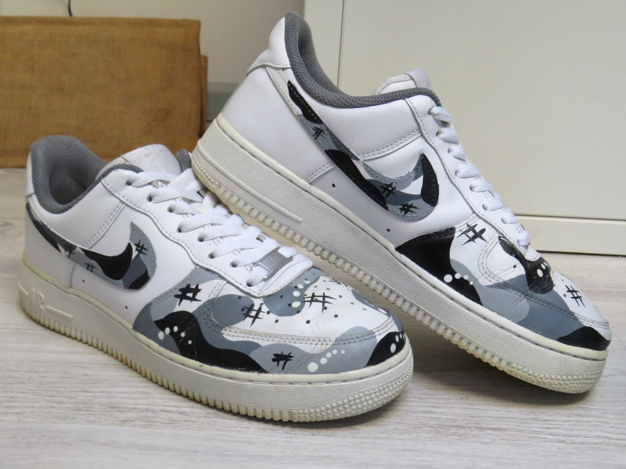 Nike Air Force 1 '07 Custom SKÓRA NAT r 40.5