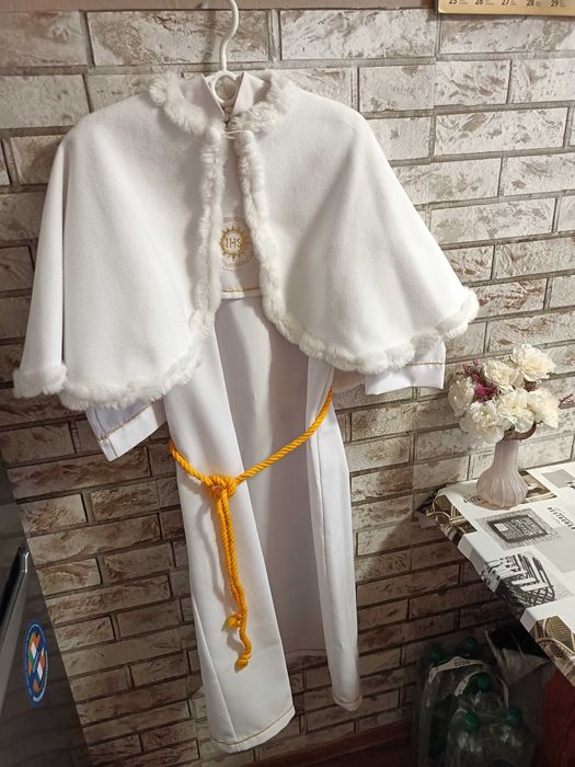 Alba komunijna +sukienka+bolerka+dodatki