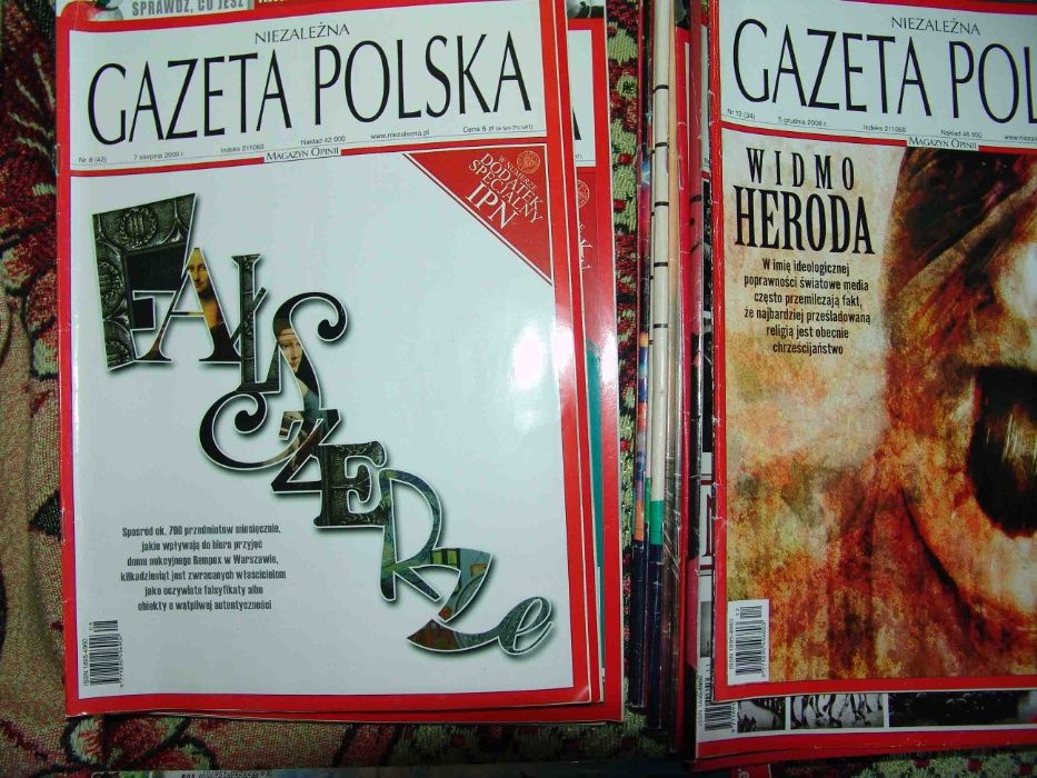 Gazeta Polska Niezależna 38 egz. + 1 miesięcznik prasa