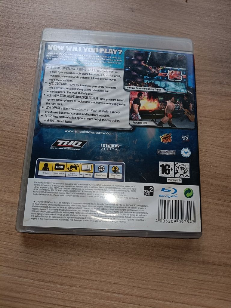 Gra Smack Down VS Raw na ps3