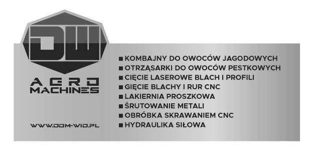 Przystawka podkaszająca Podkaszarka hydrauliczna Dom-Wid Agromachines