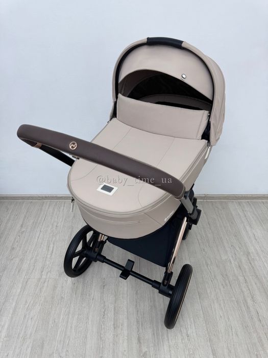 Cybex Priam 4.0 Cozy Beige коляска та автокрісло Сайбекс 2025