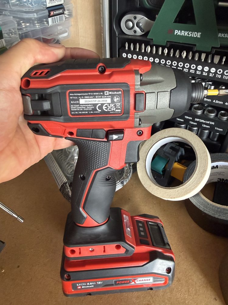Vendo Aparafusadora de impacto Einhell TP-CI 18/220 Li Solo brushless