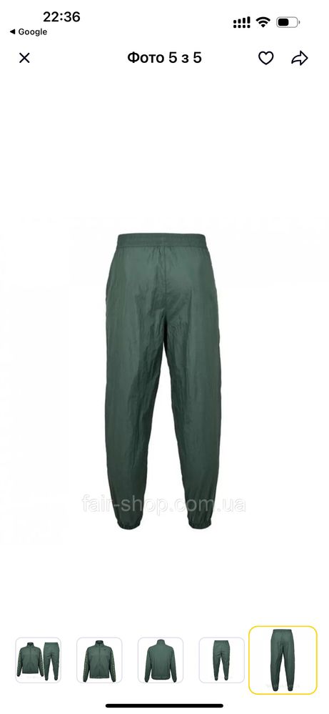 Костюм спортивний чол. Reebok wor tracksuit chalk green