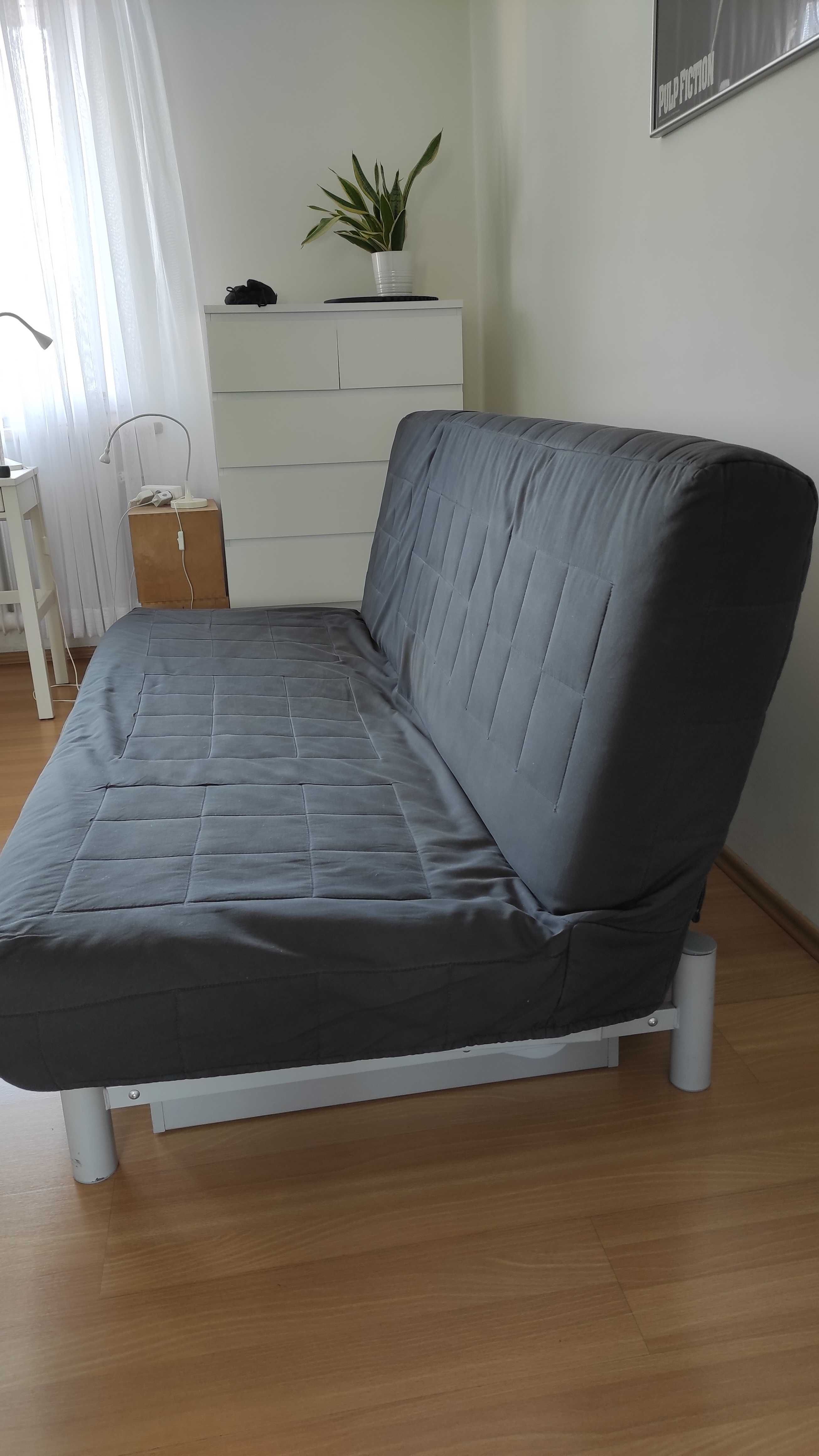 sofa kanapa łóżko rozkładane IKEA ze skrzynią