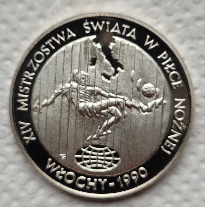 Kolekcjonerskie 20000 zł 1989r. Mistrzostwa Świata Włochy, piłkarz