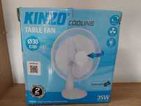 Wentylator stołowy Kinzo Cooling biały 30CM