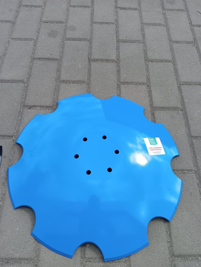 Talerz brony uzębiony 460x5mm 6otw Lemken Heliodor STAL BOROWA