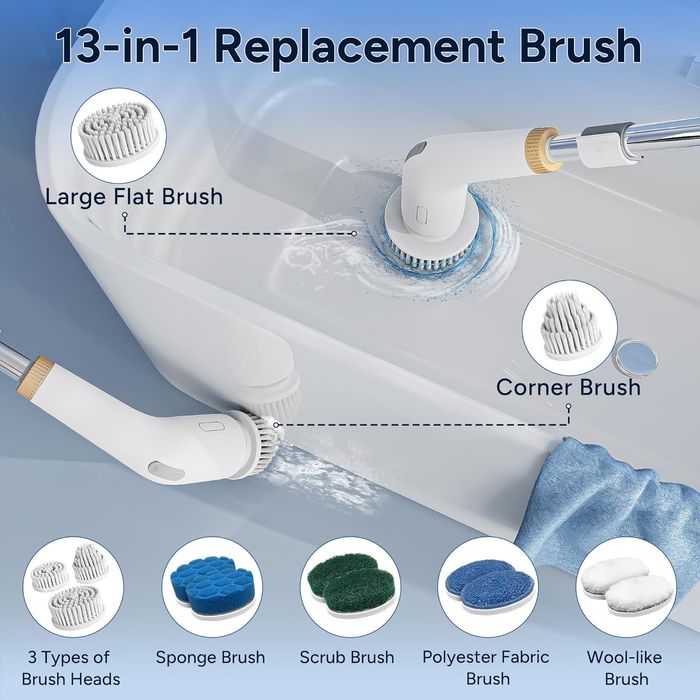 New.Електро щітка для чищення 13 в 1