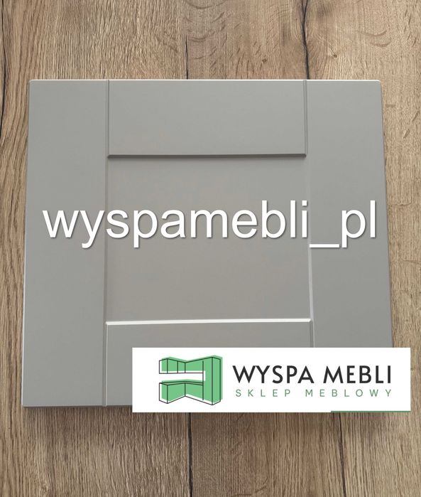 Meble kuchenne biały MDF narożna wyspa dowolny wymiar kuchnia dąb