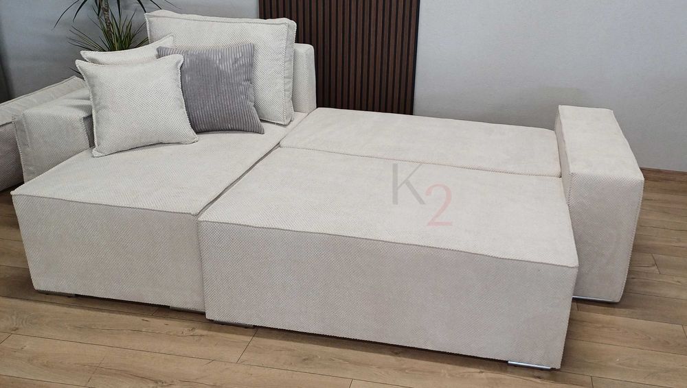 Narożnik FABIO Bonell sztruks USB rogówka sofa szybka dostawa +gratis