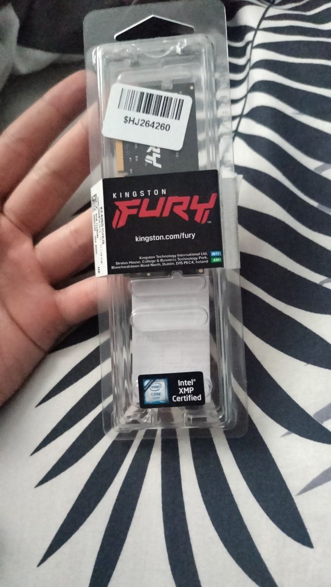 Оперативна пам'ять для ноутбука Kingston Fury 8Gb 2666mhz