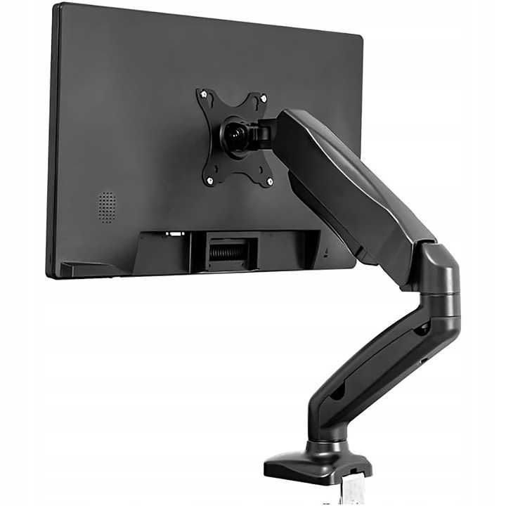 Regulowany Uchwyt Biurkowy Do Monitora 17-27" Wieszak Tv Vesa 75 100