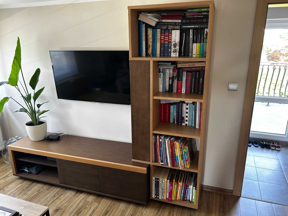 Sprzedam zestaw regał i szafka rtv Paged Linea