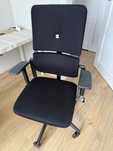 Fotel biurowy Steelcase Please czarny stan bdb