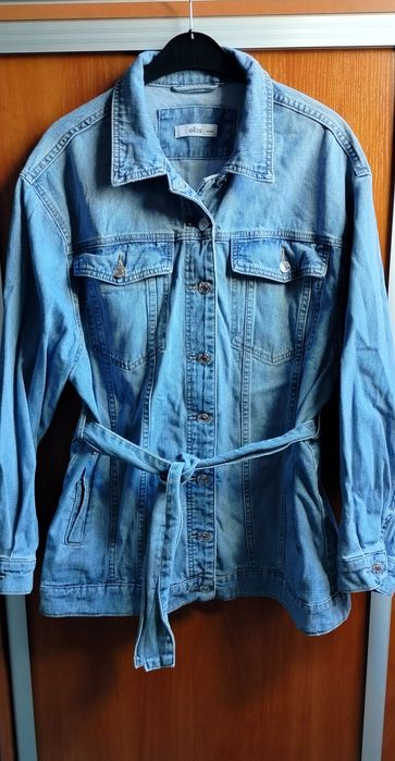 Super Duża Kurtka Dżinsowa ELLOS 42/44 stan idealny