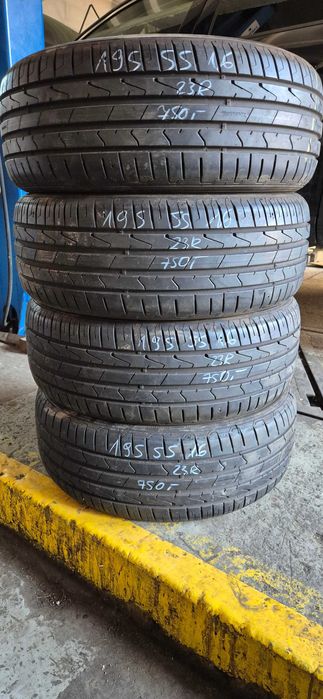 4szt opony letnie Hankook _ 195/55/16