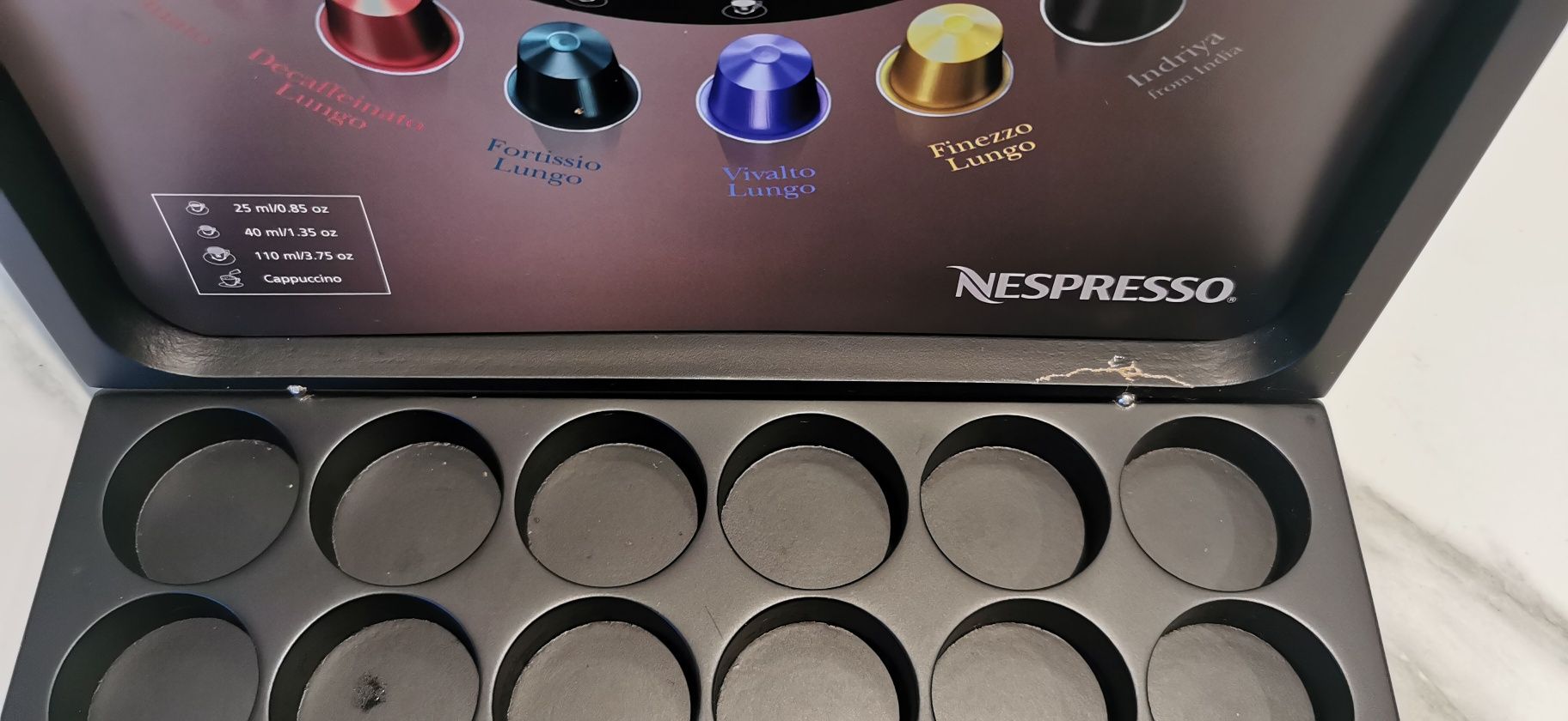 Caixa de capsulas Nespresso