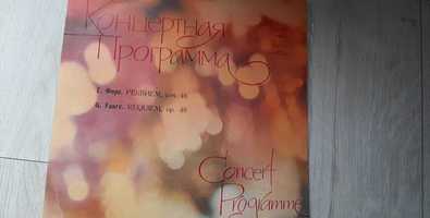 Concert Programme- Koncert Gabriela Faura/ płyta winylowa