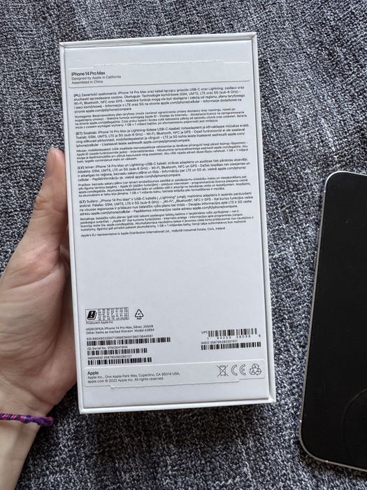 iphone 14ProMax 256 GB white