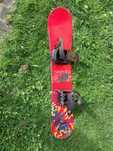 Deska snowboardowa z butami