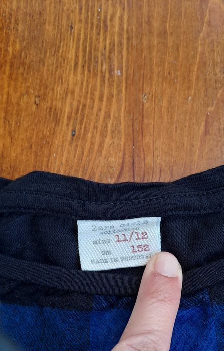 Camisola quadrados Zara 11/12 anos