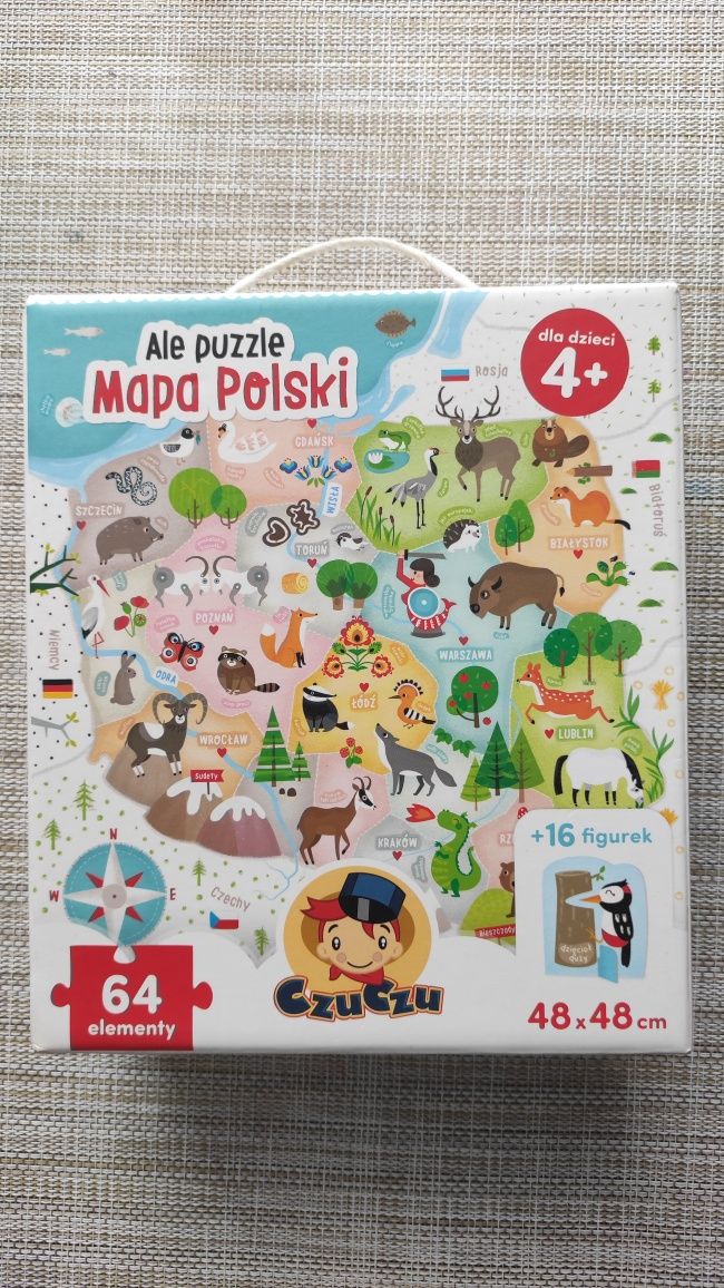 Puzzle czuczu mapa Polski