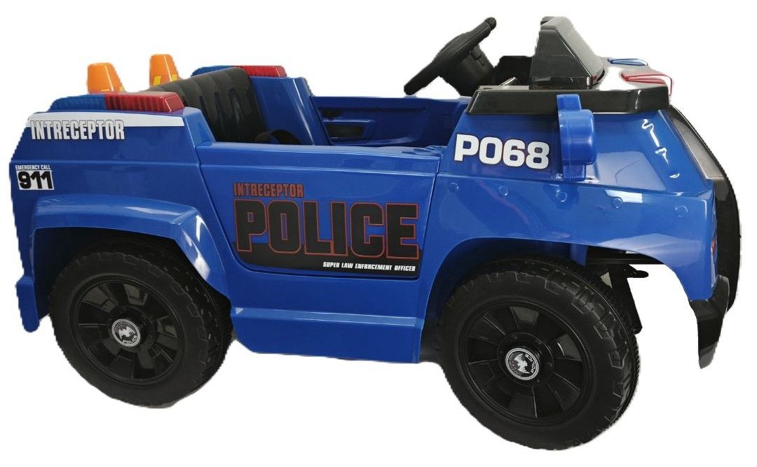 Samochód Akumulatorowy + Pilot Radiowóz Światła Panel MP3 Psi Patrol