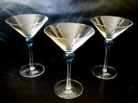 Magníficos Copos de martini edição limitada Bombay-Sapphire NOVOS