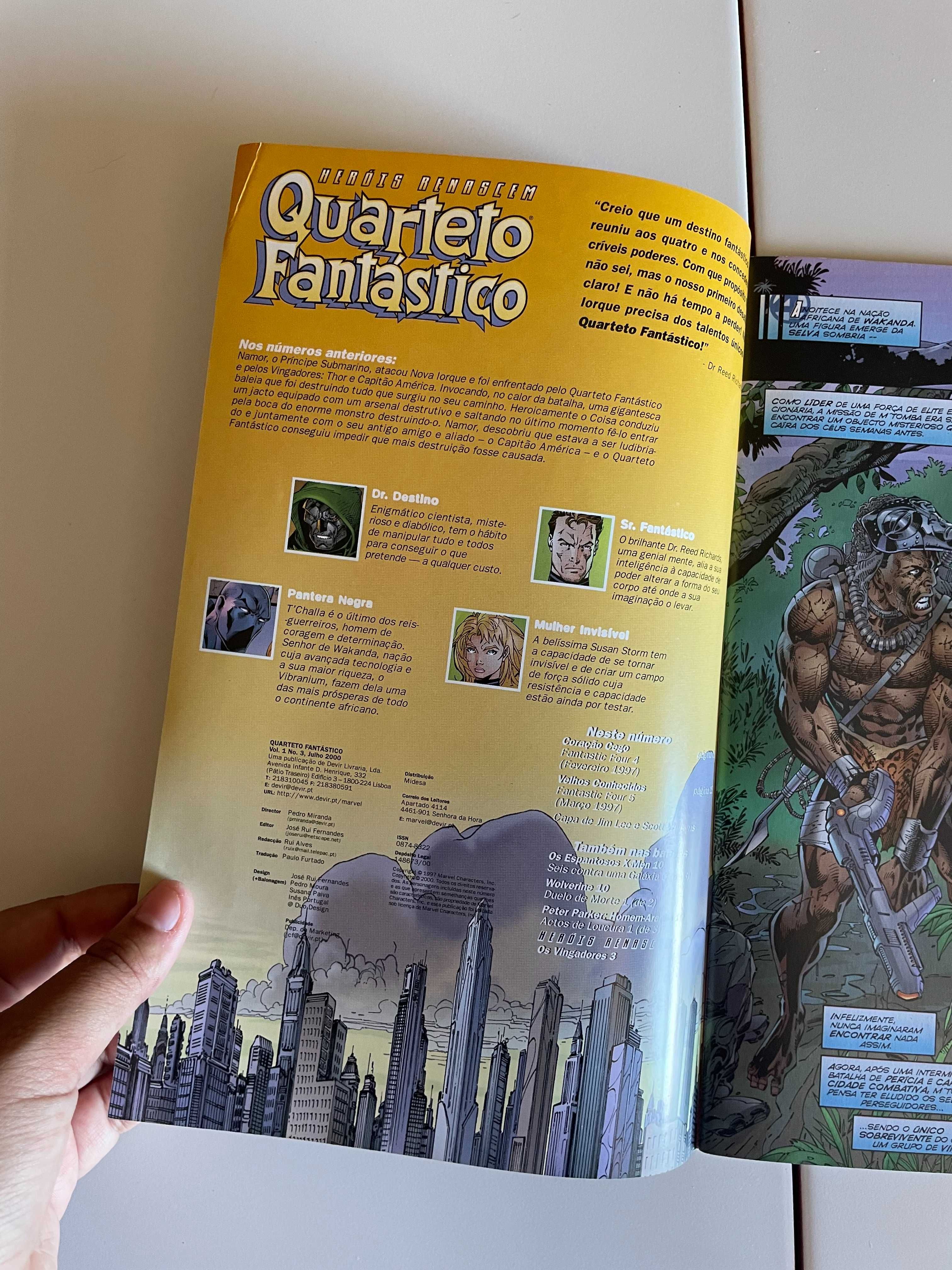 Quarteto Fantástico #3 (2000) - HQ Marvel