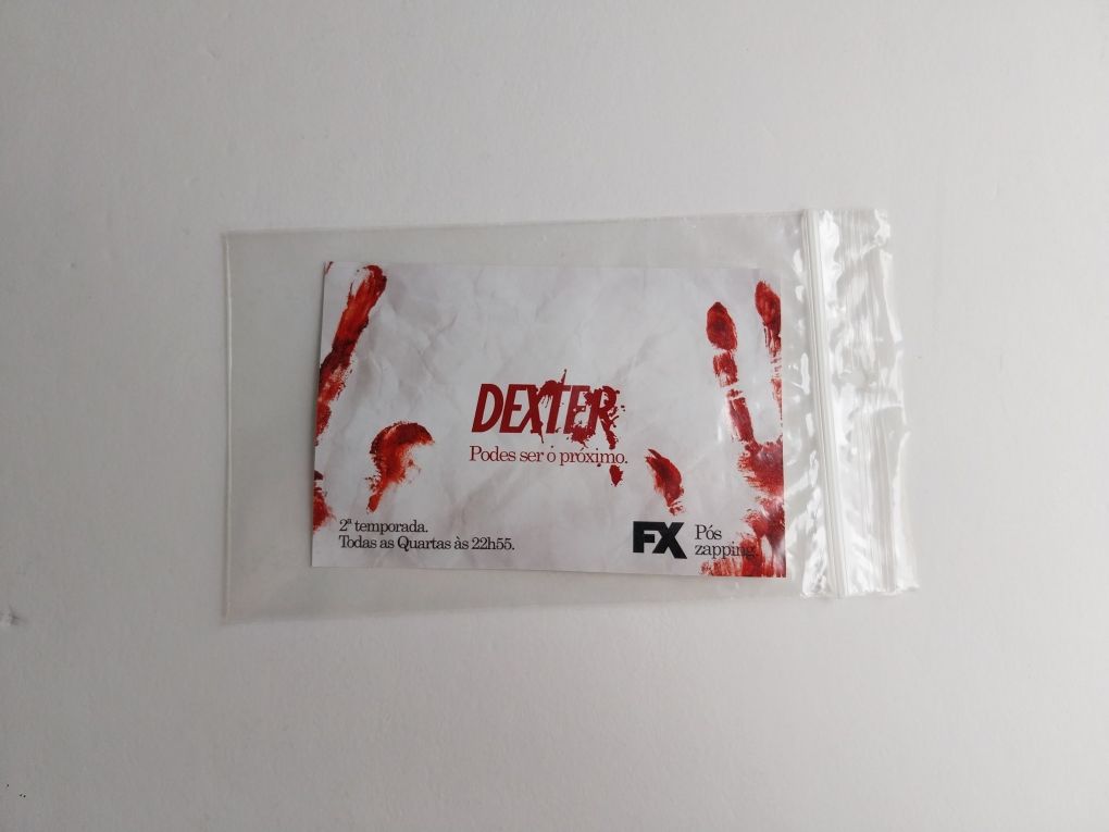 Dexter  artigo promocional 2.ª temporada série TV original merchandise