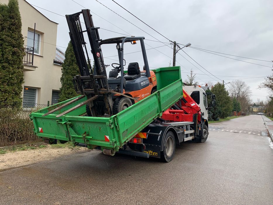 Usługi HDS,transport,wynajem wózka widłowego odbiór BIG BAGÓW Warszawa