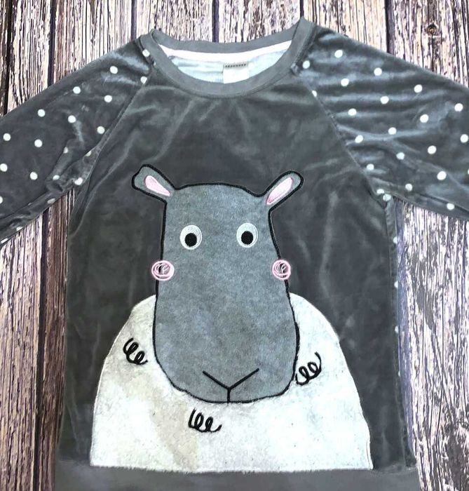 Фирменная велюровая пижама для девочки 12-13 лет, 152-158 см