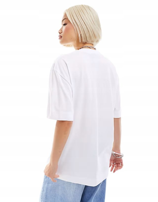 Colu Xs T-Shirt Oversize Unisex Biały R12248
