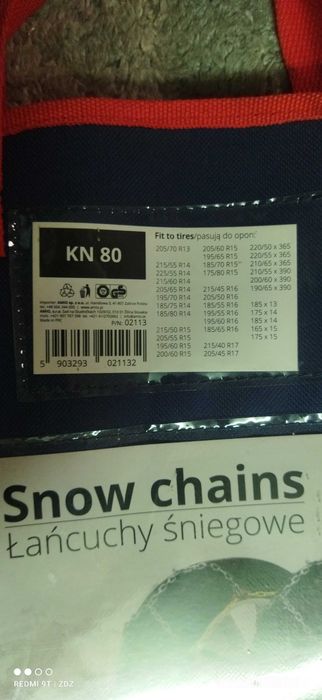 Nowe łańcuchy  śniegowe na koła