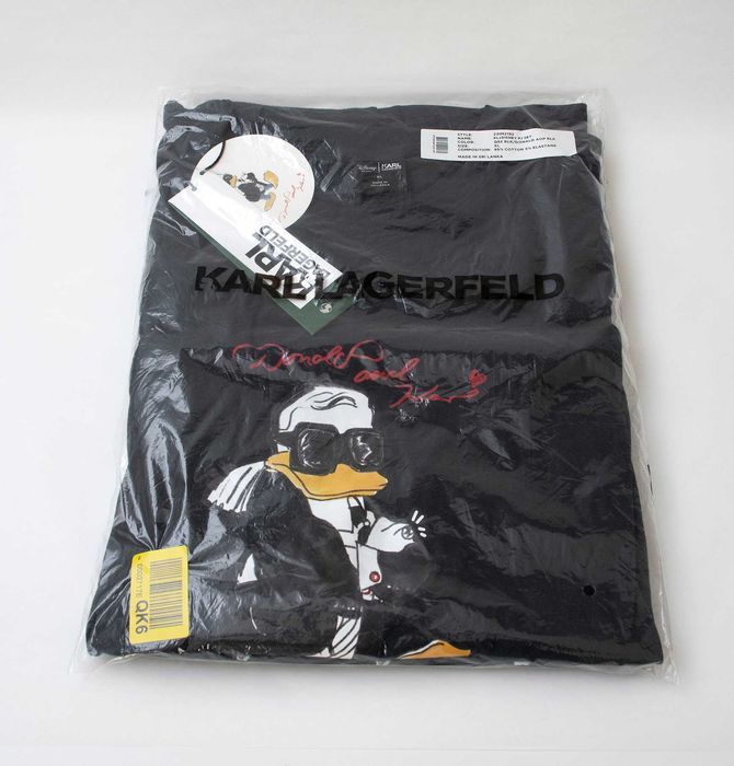 Karl Lagerfeld x Disney – Piżama męska Kaczor Donald Duck NOWA Folia